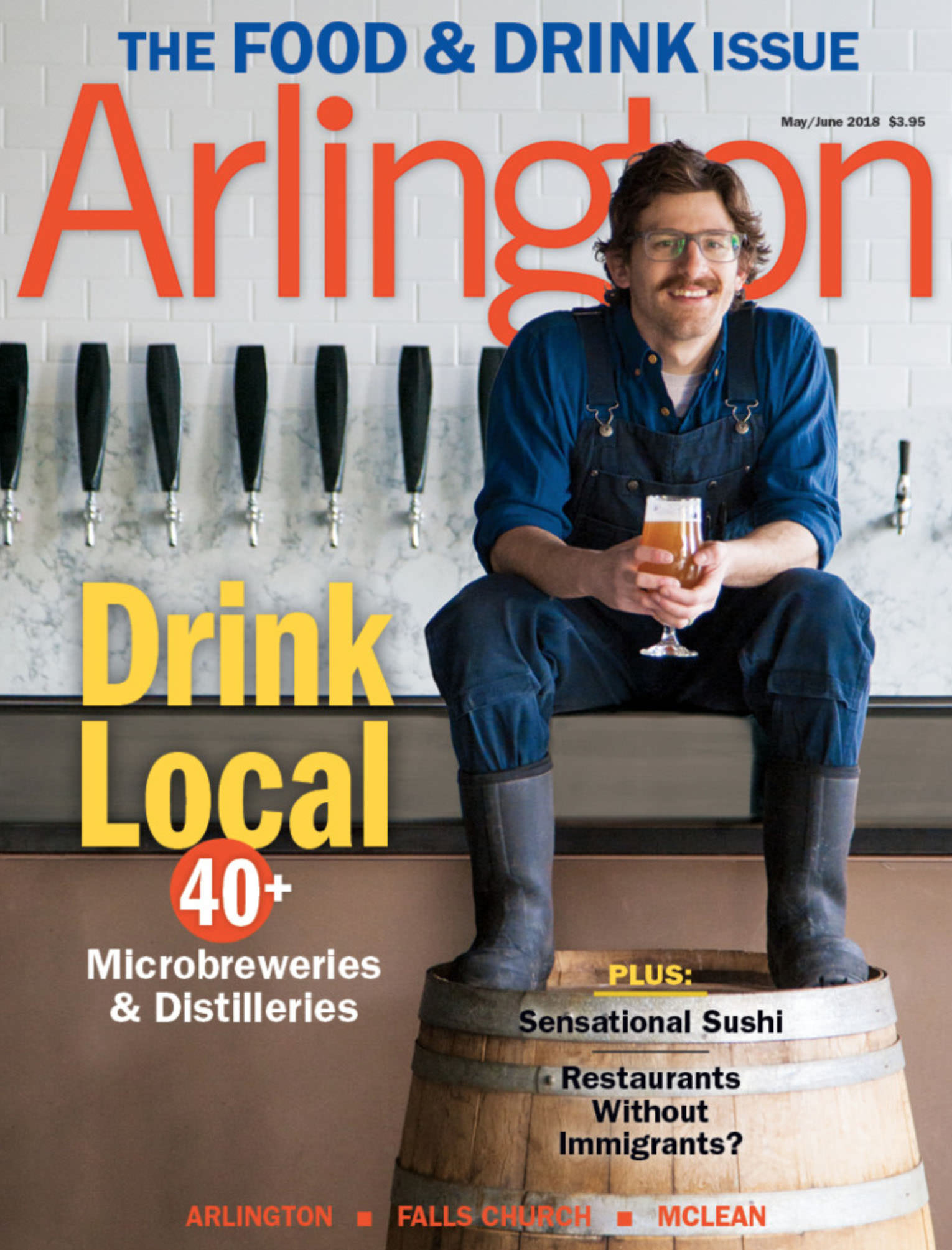 The cover of the May/June 2018 issue of Arlington Magazine