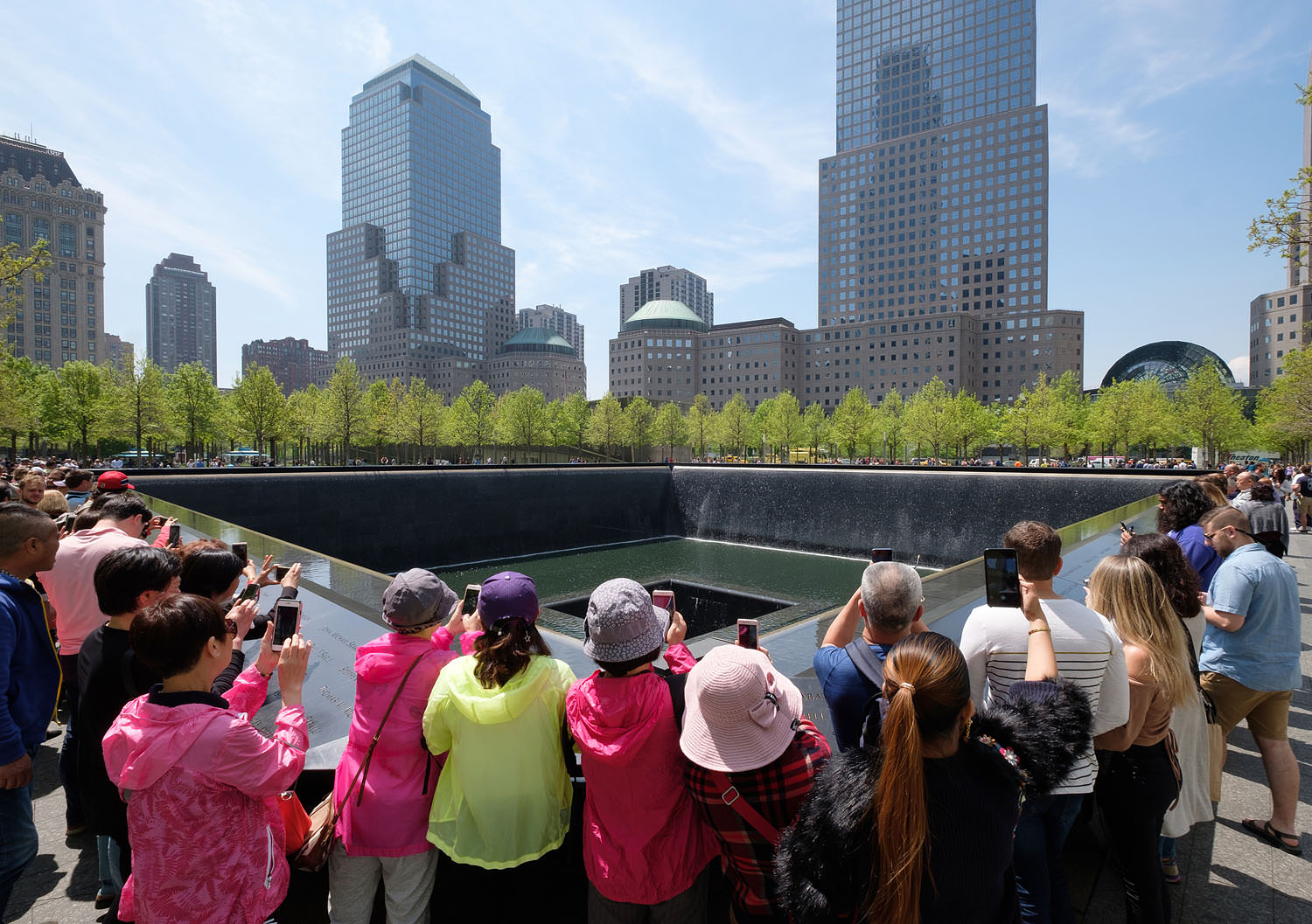 9/11 Memorial visitors