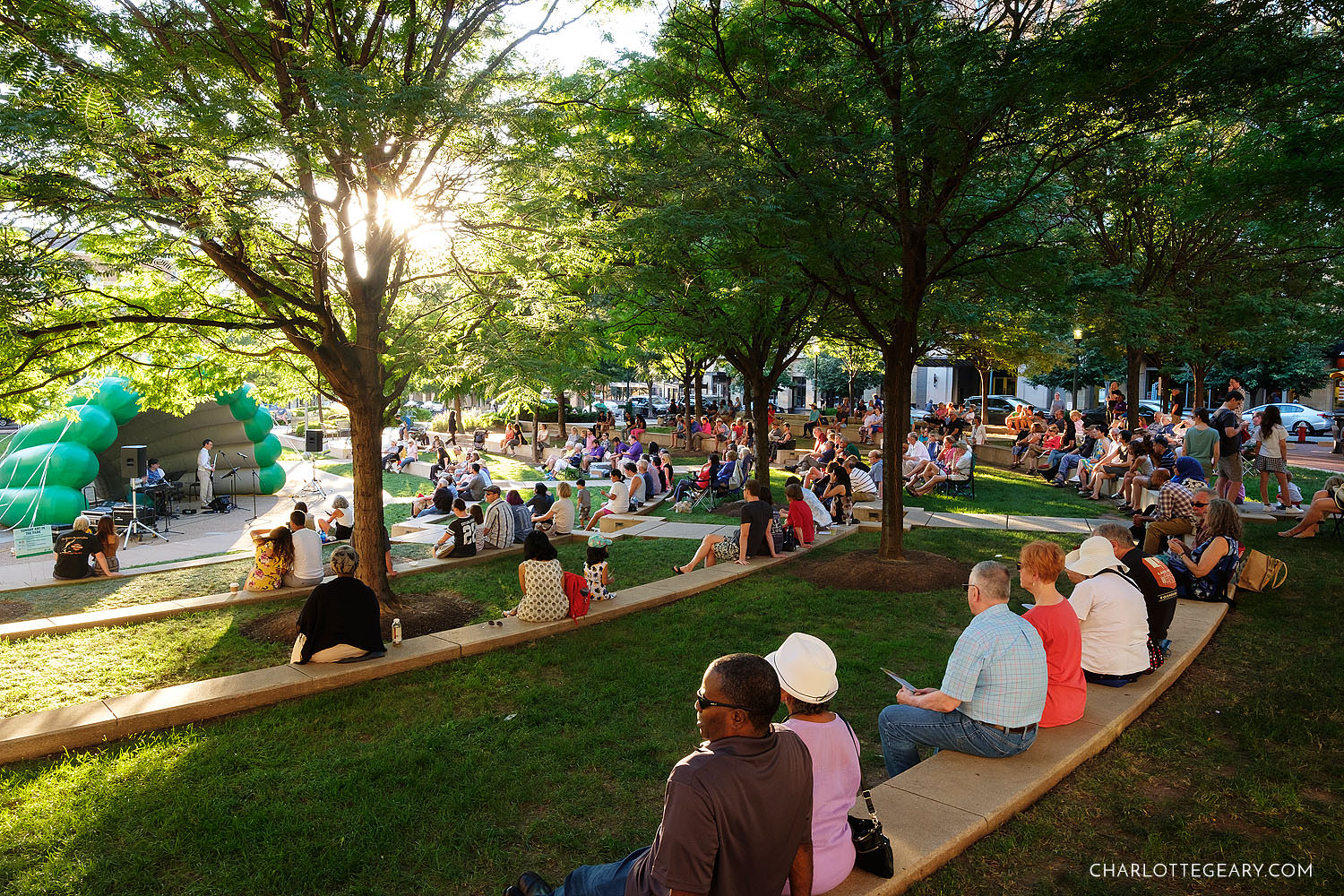 Reston Town Center Sunday concert in the park