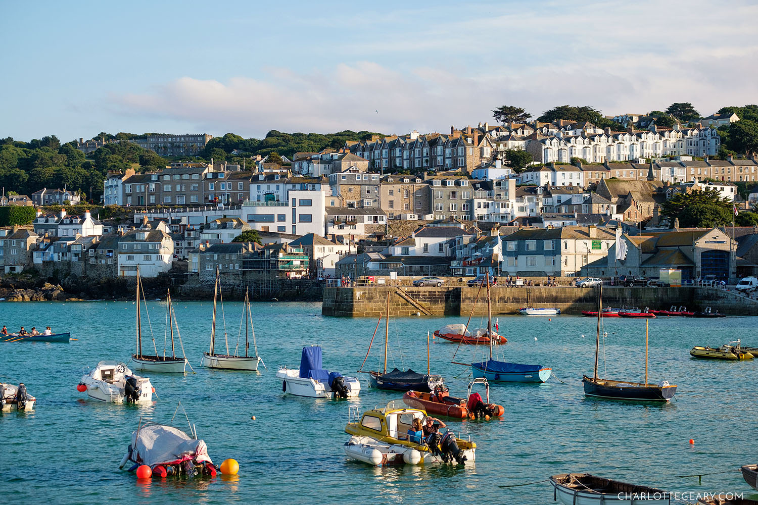 St. Ives Harbour in Cornwall, England