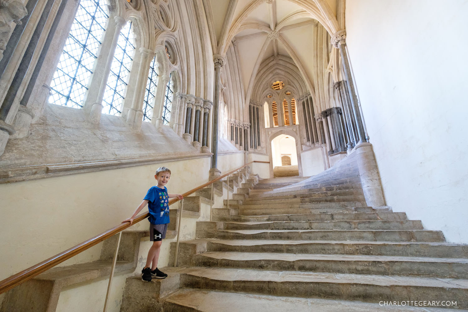 Wells Cathedral stairs
