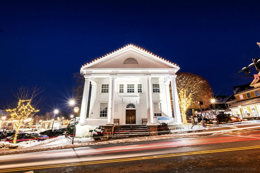 Old Town Hall of Fairfax in historic Fairfax City, Virginia
