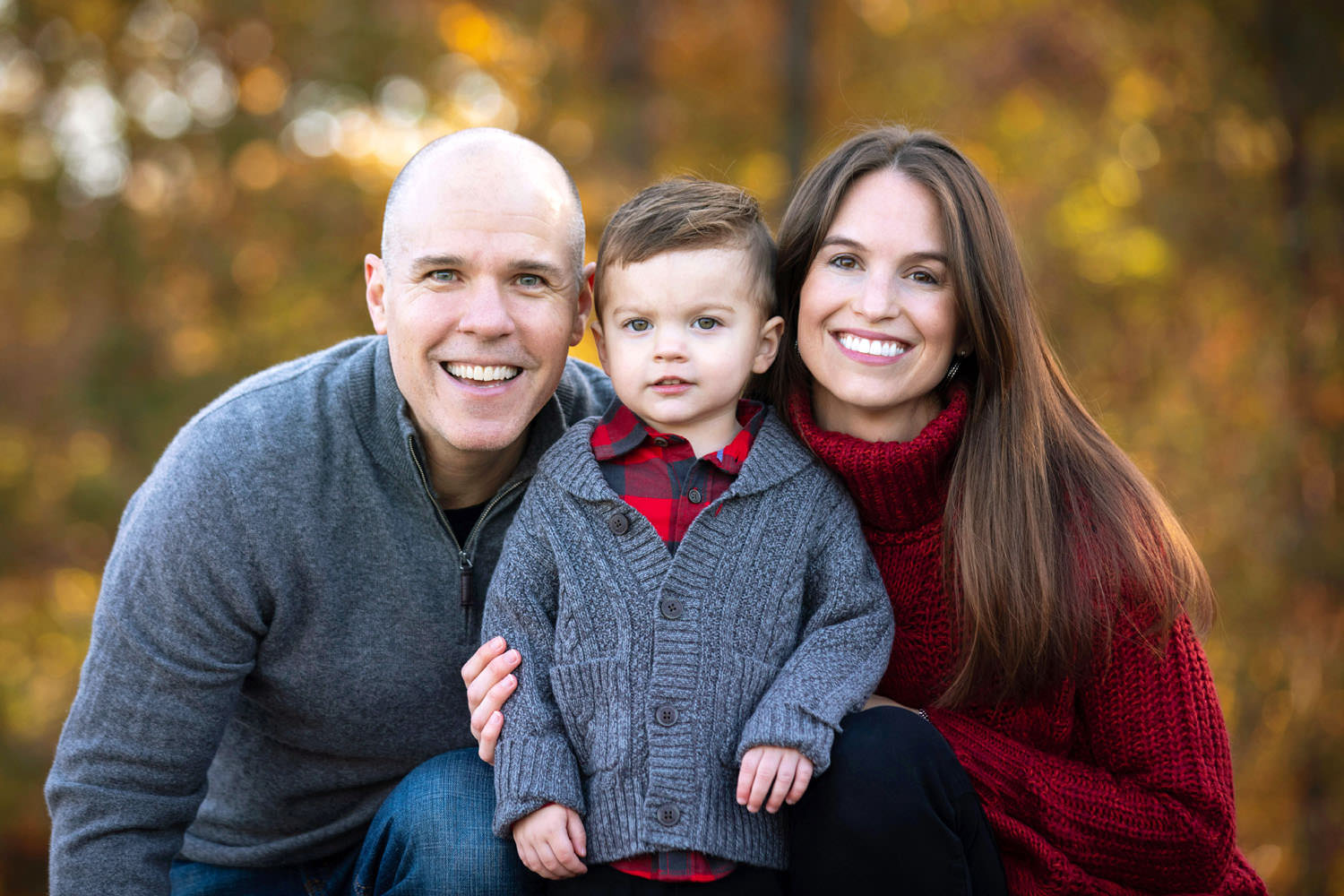 Reston family portraits: Fall colors and an adventurous little boy at ...